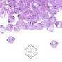 6mm - Preciosa Czech - Violet - 24pk - Faceted Bicone Crystal