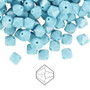6mm - Preciosa Czech - Turquoise - 24pk - Faceted Bicone Crystal