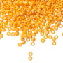 8-405FR - 8/0 - Miyuki - Opaque Matte Rainbow Mandarin Orange - 50gms - Glass Round Seed Bead