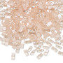 HTL365 - Miyuki - Transparent Luster Light Shell Pink - 5mm x 2.3mm - 40gms (approx 1000 beads) - Half Tila Beads (two-hole)