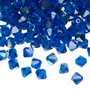6mm - Preciosa Czech - Capri Blue AB - 144pk - Faceted Bicone Crystal