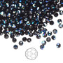 3mm - Preciosa Czech - Jet AB - 24pk - Faceted Round Crystal