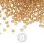 3mm - Preciosa Czech - Light Colorado Topaz - 24pk - Faceted Round Crystal