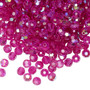 4mm - Preciosa Czech - Fuschia AB - 24pk - Faceted Round Crystal