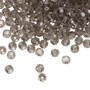 4mm - Preciosa Czech - Black Diamond - 144pk - Faceted Round Crystal