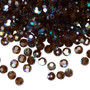 4mm - Preciosa Czech - Smoked Topaz AB - 144pk - Faceted Round Crystal