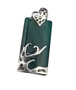 LAST STOCK: Gemstone Pendant 40mm x 16mm, base metal heart bail