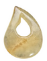 LAST STOCK: Gemstone teardrop Pendant 50mm x 35mm,  no hole