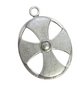 LAST STOCK: Pewter Cross Pendant drop 32mm x 23mm,  with ring