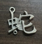LAST STOCK: Year of the Snake Pendant drop link 20mm x 20mm,  with joining rings
