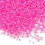 DB2035 - 11/0 - Miyuki Delica - Translucent Luminous Pink - 250gms - Cylinder Seed Beads