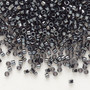 DB0001 - 11/0 - Miyuki Delica - Opaque Gunmetal - 250gms - Cylinder Seed Beads