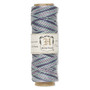 Cord, Hemptique®, polished hemp, variegated purple / blue / lavender, 0.5mm diameter, 10-pound test. Sold per 205-foot spool.