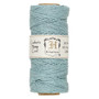 Cord, Hemptique®, polished hemp, light blue, 1mm diameter, 20-pound test. Sold per 205-foot spool.