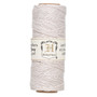 Cord, Hemptique®, polished hemp, white, 1mm diameter, 20-pound test. Sold per 205-foot spool.