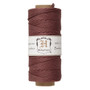 Cord, Hemptique®, polished bamboo, brown, 1mm diameter, 20-pound test. Sold per 205-foot spool.