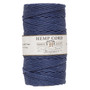 Cord, Hemptique®, polished hemp, blue, 1.8mm diameter, 48-pound test. Sold per 205-foot spool.
