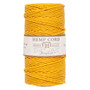 Cord, Hemptique®, polished hemp, mustard yellow, 1.8mm diameter, 48-pound test. Sold per 205-foot spool.