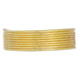 French wire, gold-plated copper, light, 0.85mm. Sold per 27- to 30-inch strand.