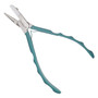 Pliers, Wubbers® ProLine, looping, steel / rubber / nylon, turquoise green, 5-3/4 inches. Sold individually.