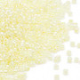 Seed bead, Dyna-Mites™, glass, opaque ceylon pastel cream, #11 round. Sold per 40-gram pkg.