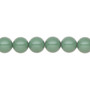 Pearl, Preciosa Czech crystal, sage green, 8mm round. Sold per pkg of 25.