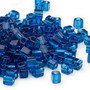 SB4-149 - Miyuki - 4mm - Transparent Dark Blue - 250gms - 4mm Square Glass Bead