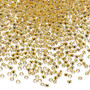 TR-11-701 - 11/0 - TOHO BEADS® - Translucent 24kt Gold Lined Crystal Clear - 7.5gms - Glass Round Seed Beads