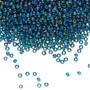 TR-11-167BD - 11/0 - TOHO BEADS® - Transparent Rainbow Teal - 250gms - Glass Round Seed Beads