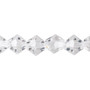 10mm - Celestial Crystal® - Crystal - 8" Strand - Faceted Bicone Crystal