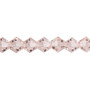 8mm - Celestial Crystal® - Transparent Pink - 15.5" Strand - Faceted Bicone Crystal