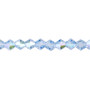 6mm - Celestial Crystal® - Transparent Light Blue AB - 15.5" Strand - Faceted Bicone Crystal