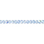 4mm - Celestial Crystal® - Transparent Light Blue AB - 15.5" Strand - Faceted Bicone Crystal