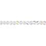 4mm - Celestial Crystal® - Transparent Crystal AB - 15.5" Strand - Faceted Bicone Crystal