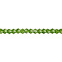 4mm - Celestial Crystal® - Transparent Green - 15.5" Strand - Faceted Bicone Crystal