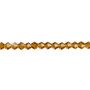 4mm - Celestial Crystal® - Transparent Gold - 15.5" Strand - Faceted Bicone Crystal