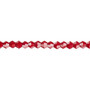 4mm - Celestial Crystal® - Opaque Red - 15.5" Strand - Faceted Bicone Crystal