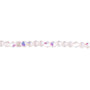 3mm - Celestial Crystal® - Transparent Pink AB - 15.5" Strand - Faceted Bicone Crystal