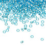 TR-08-23 - 8/0 - TOHO BEADS® - Transparent Silver Lined Aquamarine - 7.5gm Vial - Glass Round Seed Beads