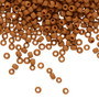 TR-08-46LF - 8/0 - TOHO BEADS® - Opaque Frosted Terra Cotta - 7.5gm Vial - Glass Round Seed Beads