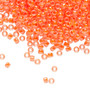 TR-08-803 - 8/0 - TOHO BEADS® - Translucent Luminous Neon Salmon - 7.5gm Vial - Glass Round Seed Beads