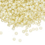 TR-08-2125 - 8/0 - TOHO BEADS® - Transparent Silver Lined Milky Light Jonquil - 7.5gm Vial - Glass Round Seed Beads
