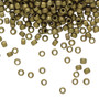 TR-08-223F - 8/0 - TOHO BEADS® - Opaque Frosted Antique Bronze - 7.5gm Vial - Glass Round Seed Beads