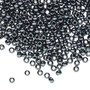 TR-08-81 - 8/0 - TOHO BEADS® - Opaque Metallic Hematite - 50gms - Glass Round Seed Beads