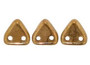 Preciosa Triangle 2 Hole Bead - 6mm - Bronze (9gm Bag)