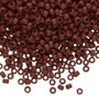 TR-08-46F - 8/0 - TOHO BEADS® - Opaque Frosted Oxblood - 50gms - Glass Round Seed Beads