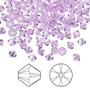 Bead, Crystal Passions®, Violet, 4mm bicone (5328). Sold per pkg of 144.