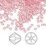 Bead, Crystal Passions®, Light Rose, 2.5mm bicone (5328). Sold per pkg of 144 (1 gross).