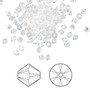 Bead, Crystal Passions®, Crystal Moonlight, 3mm bicone (5328). Sold per pkg of 48.