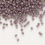 DB1062 - 11/0 - Miyuki Delica - Opaque Matte Metallic Gold Iris Purple Sage - 7.5gms - Cylinder Seed Beads